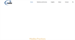 Desktop Screenshot of madiba.com