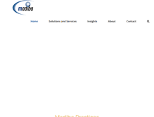 Tablet Screenshot of madiba.com